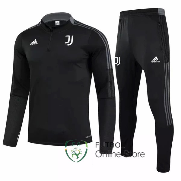 Camiseta Juventus Chandal Ninos 21/2022 Negro