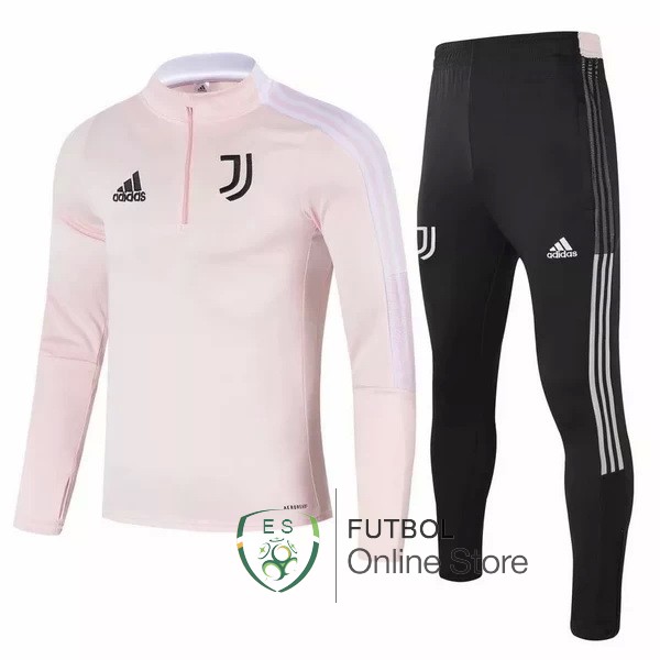 Camiseta Juventus Chandal Ninos 21/2022 Rosa Negro