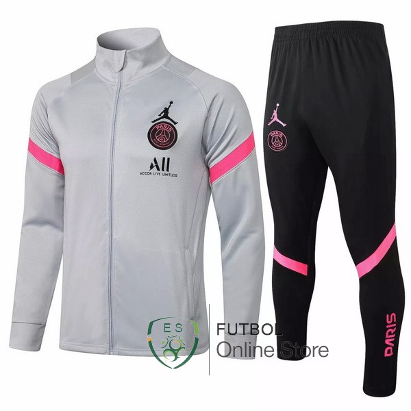 Camiseta Paris SG Chandal Ninos 21/2022 Gris Negro