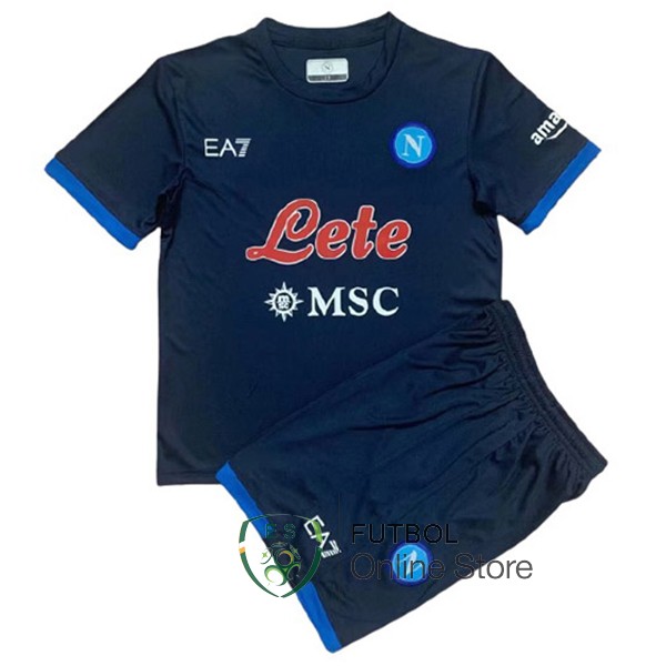 Camiseta Napoli 21/2022 Especial Conjunto Completo Hombre Azul Marino
