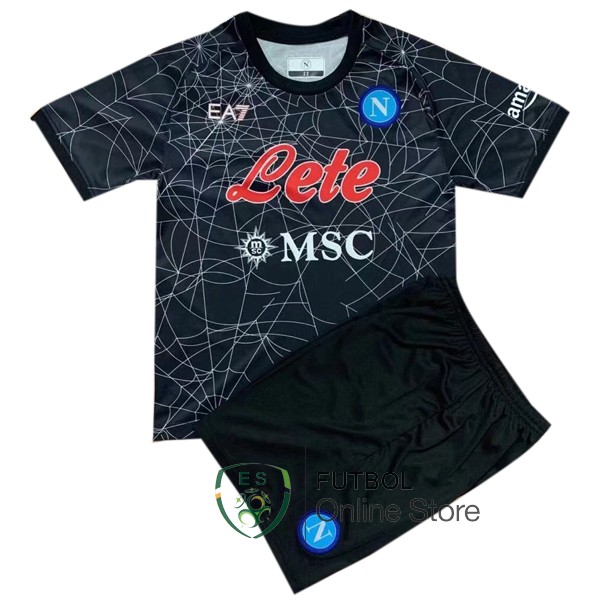 Camiseta Napoli Ninos 21/2022 Especial Negro