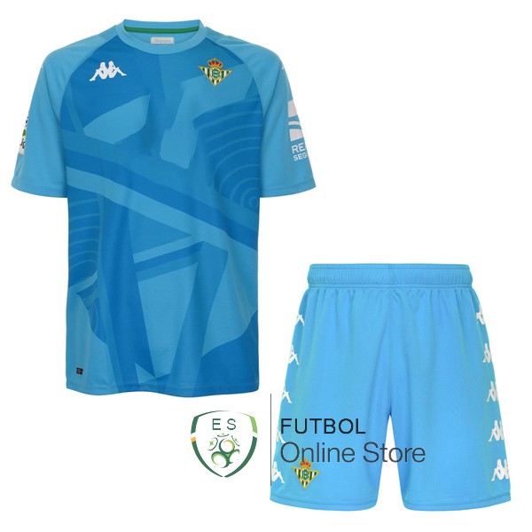 Camiseta Real Betis Ninos 21/2022 Portero Azul