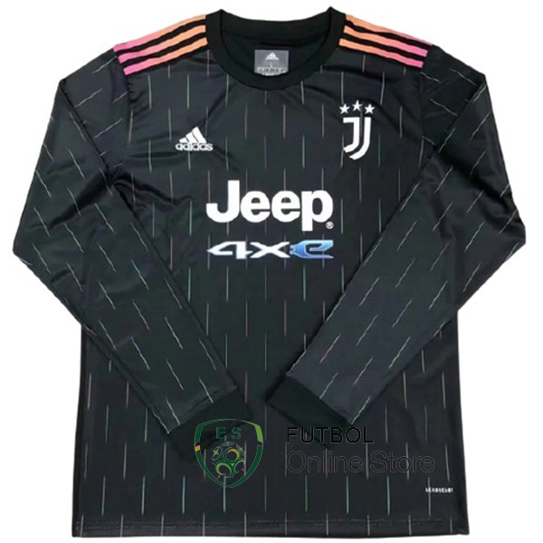 Camiseta Juventus 21/2022 Manga Larga Segunda