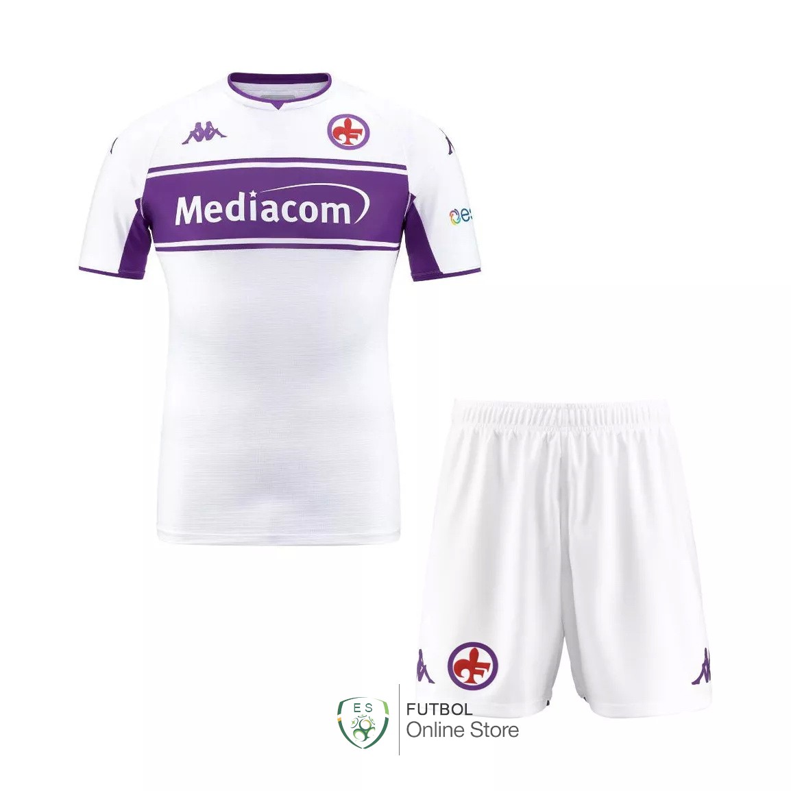 Camiseta Fiorentina 21/2022 Segunda Conjunto Completo Hombre