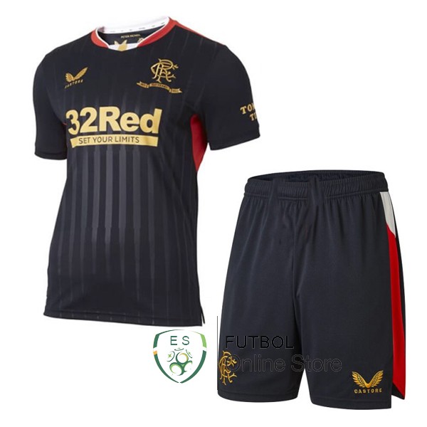 Camiseta Glasgow Rangers 21/2022 Segunda Conjunto Completo Hombre
