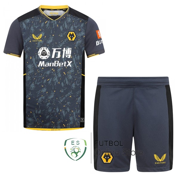 Camiseta Wolves 21/2022 Segunda Conjunto Completo Hombre