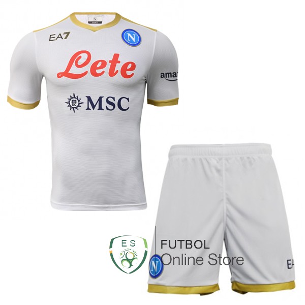 Camiseta Napoli Ninos 21/2022 Segunda