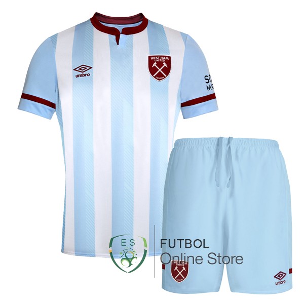 Camiseta West Ham United Ninos 21/2022 Segunda