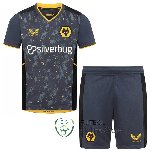 Camiseta Wolves Ninos 21/2022 Segunda