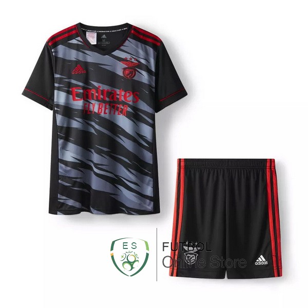 Camiseta Benfica 21/2022 Tercera Conjunto Completo Hombre