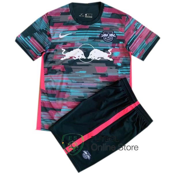 Camiseta RB Leipzig 21/2022 Tercera Conjunto Completo Hombre Purpura Rosa