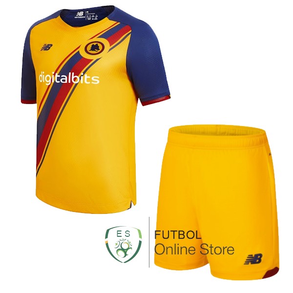 Camiseta As Roma Ninos 21/2022 Tercera