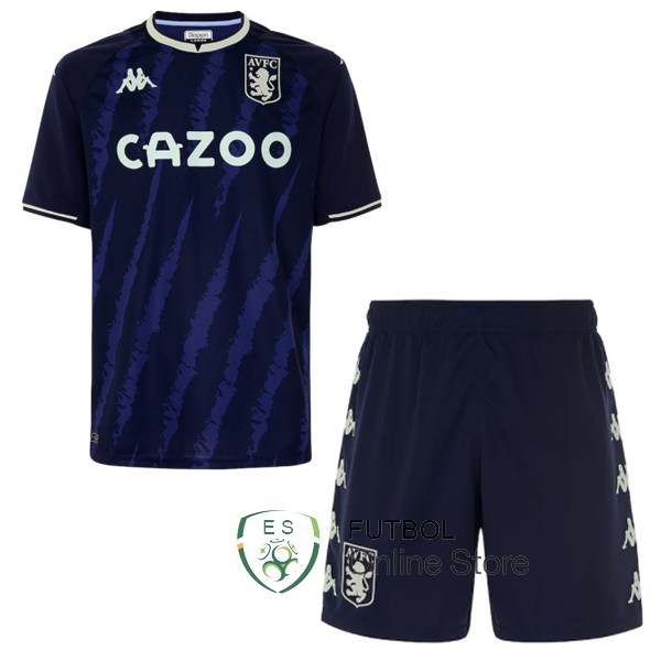 Camiseta Aston Villa Ninos 21/2022 Tercera