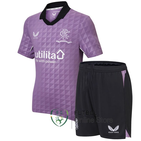 Camiseta Rangers Ninos 21/2022 Tercera