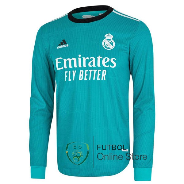 Camiseta Real Madrid 21/2022 Manga Larga Tercera