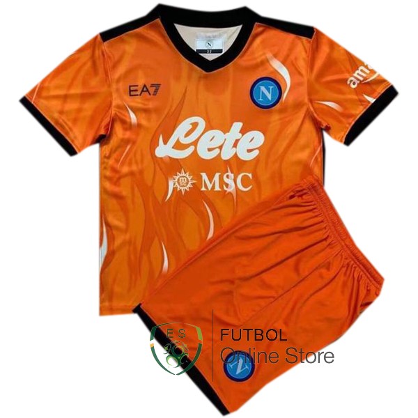 Camiseta Napoli Ninos 21/2022 Tercera Portero