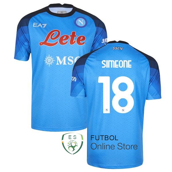 Camiseta Simeone Napoli 22/2023 Primera