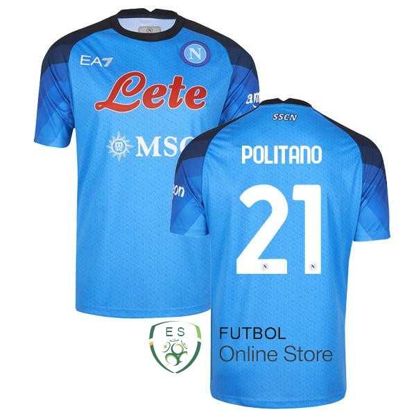 Camiseta Politano Napoli 22/2023 Primera