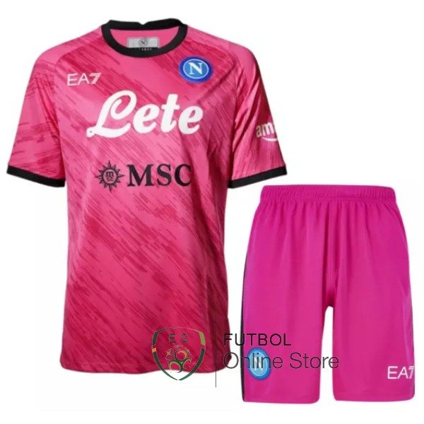 Camiseta Napoli 22/2023 Portero Conjunto Completo Hombre