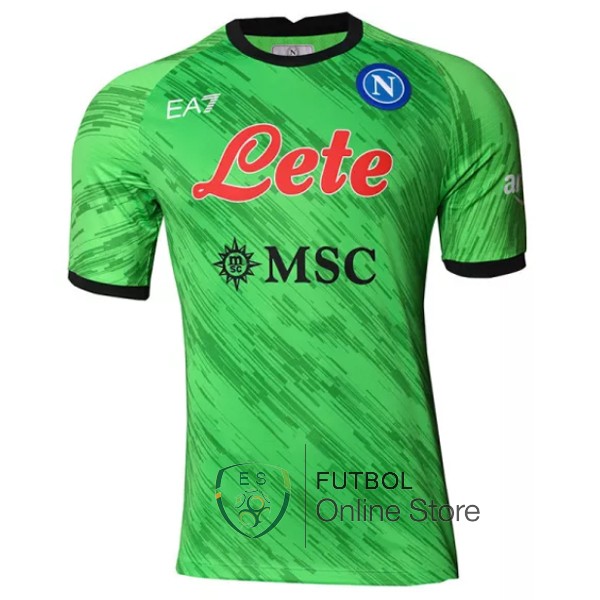 Tailandia Portero Camiseta Napoli 22/2023 Verde