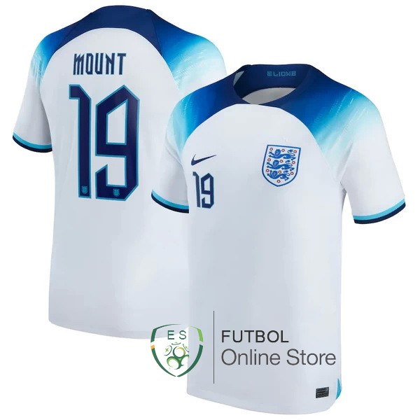 Camiseta Mount Inglaterra Copa del mundo 2022 Primera