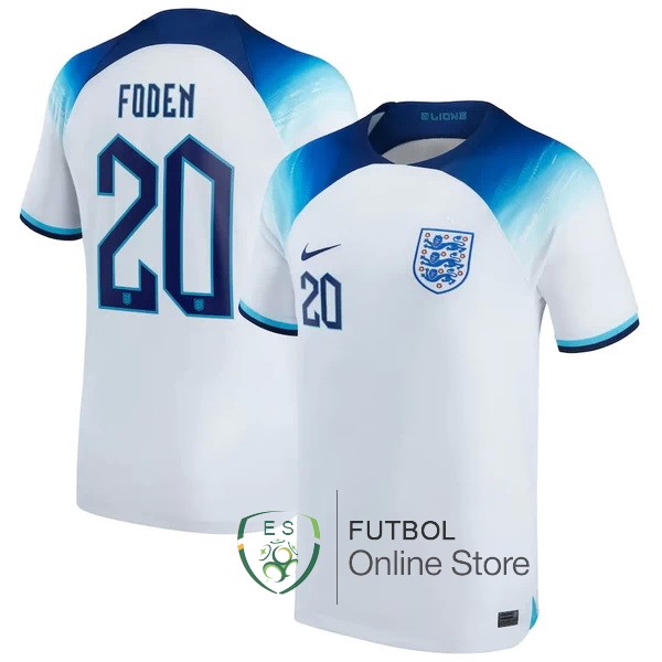 Camiseta Sterling Inglaterra Copa del mundo 2022 Primera