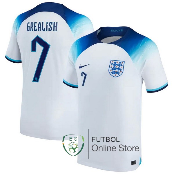 Camiseta Grealish Inglaterra Copa del mundo 2022 Primera