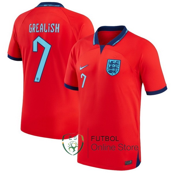 Camiseta Grealish Inglaterra Copa del mundo 2022 Segunda