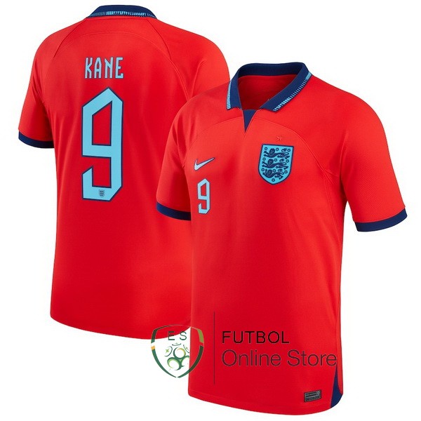 Camiseta Kane Inglaterra Copa del mundo 2022 Segunda