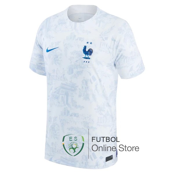 Tailandia Camiseta Francia Copa del mundo 2022 Seconda