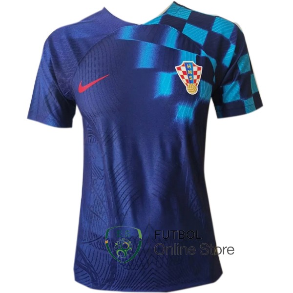 Tailandia Camiseta Croacia Copa del mundo 2022 Seconda Jugadores