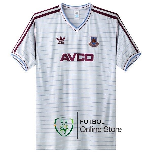 Retro Camiseta West Ham United 1986 Seconda