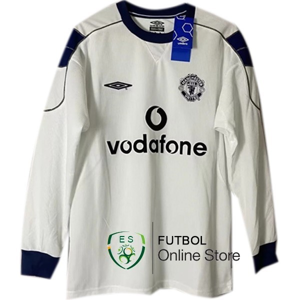 Retro Camiseta Manchester United 22/2023 Manga Larga Seconda