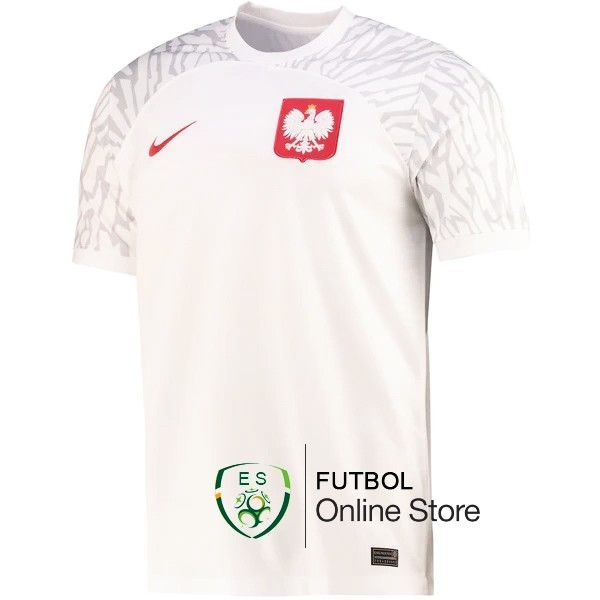 Tailandia Camiseta Polonia Copa del mundo 2022 Primera