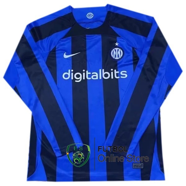 Camiseta Inter Milan 22/2023 Manga Larga Primera