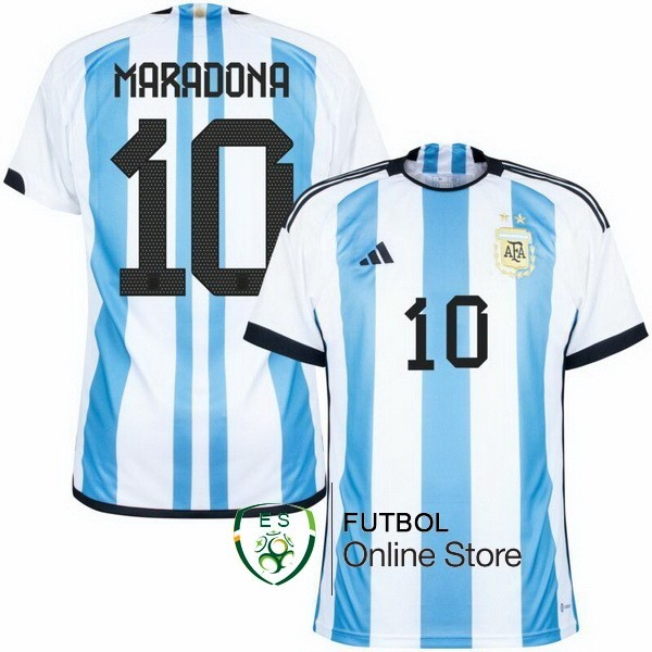 Tailandia Camiseta Maradona Argentina Copa del mundo 2022 Primera
