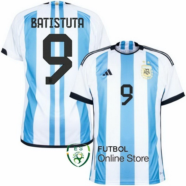 Tailandia Camiseta Batistuta Argentina Copa del mundo 2022 Primera