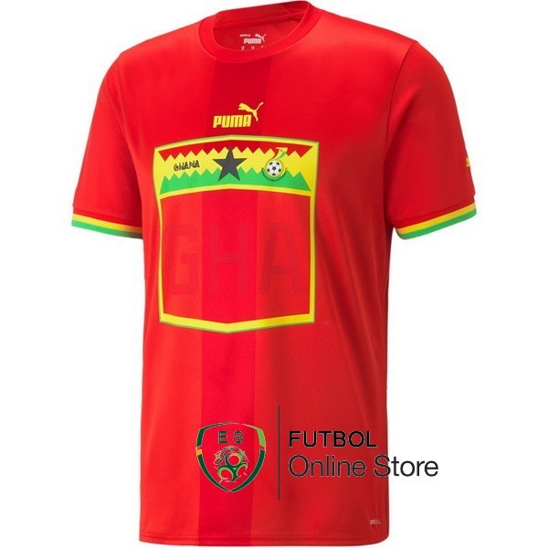 Tailandia Camiseta Ghana 2022 Seconda