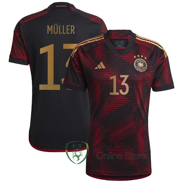 Camiseta Müller Alemania Copa del mundo 2022 Seconda