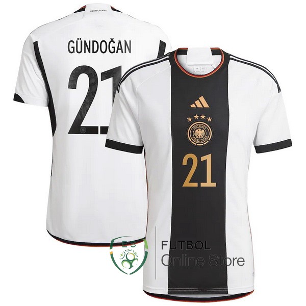 Camiseta Gündogan Alemania Copa del mundo 2022 Primera