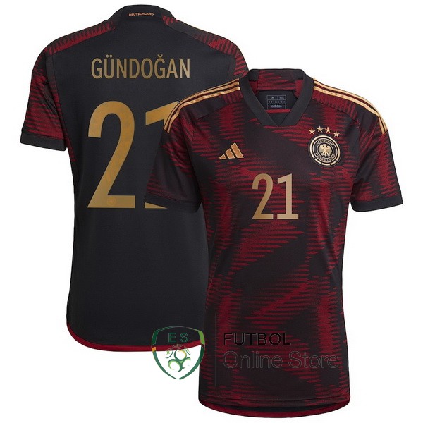 Camiseta Gündogan Alemania Copa del mundo 2022 Seconda