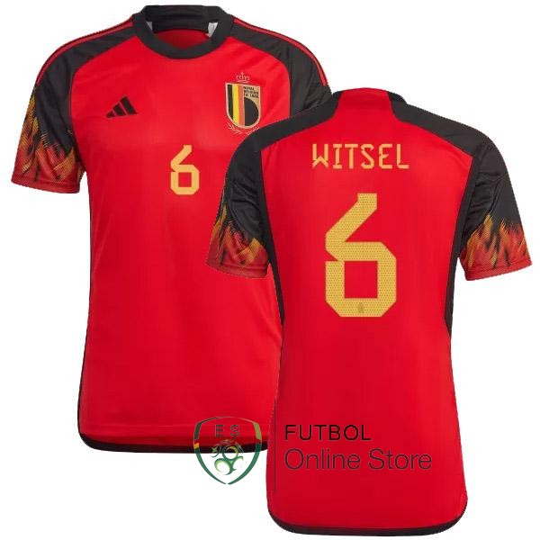 Camiseta Witsel Belgica Copa del mundo 2022 Primera