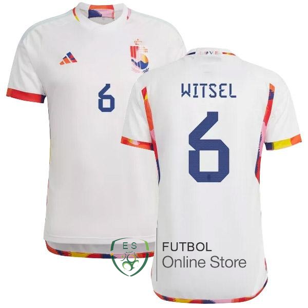 Camiseta Witsel Belgica Copa del mundo 2022 Seconda