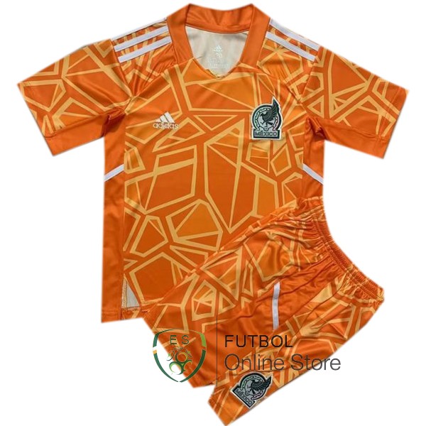 Camiseta México Portero Copa del mundo 2022 Conjunto Completo Hombre