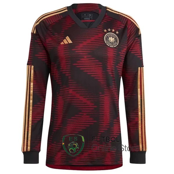 Camiseta Alemania Copa del mundo 2022 Manga Larga Seconda