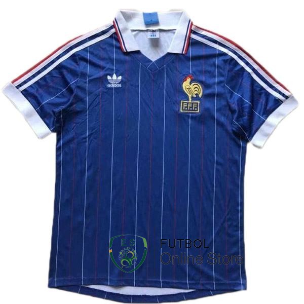 Retro 1980/1982 Camiseta Francia Primera