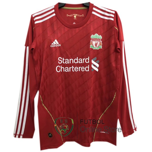 Retro Camiseta Liverpool 2010/2012 Primera Manga Larga