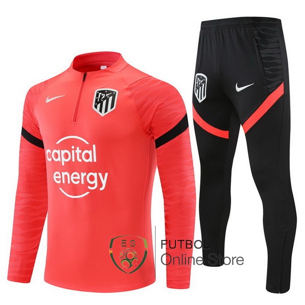 Camiseta Atletico Madrid Chandal Ninos 21/2022 Naranja