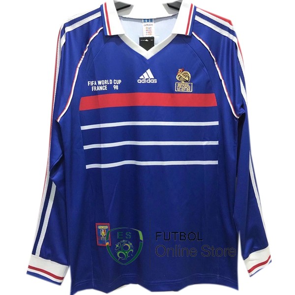 Retro Camiseta Francia 1998 Primera Manga Larga