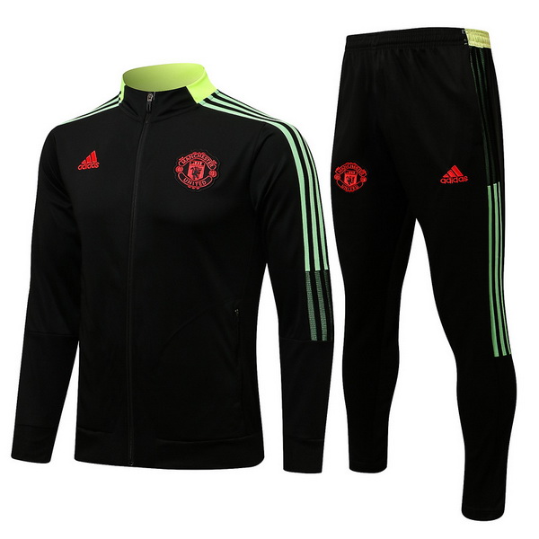 Camiseta Manchester united Chandal Ninos 21/2022 Negro Verde Rojo